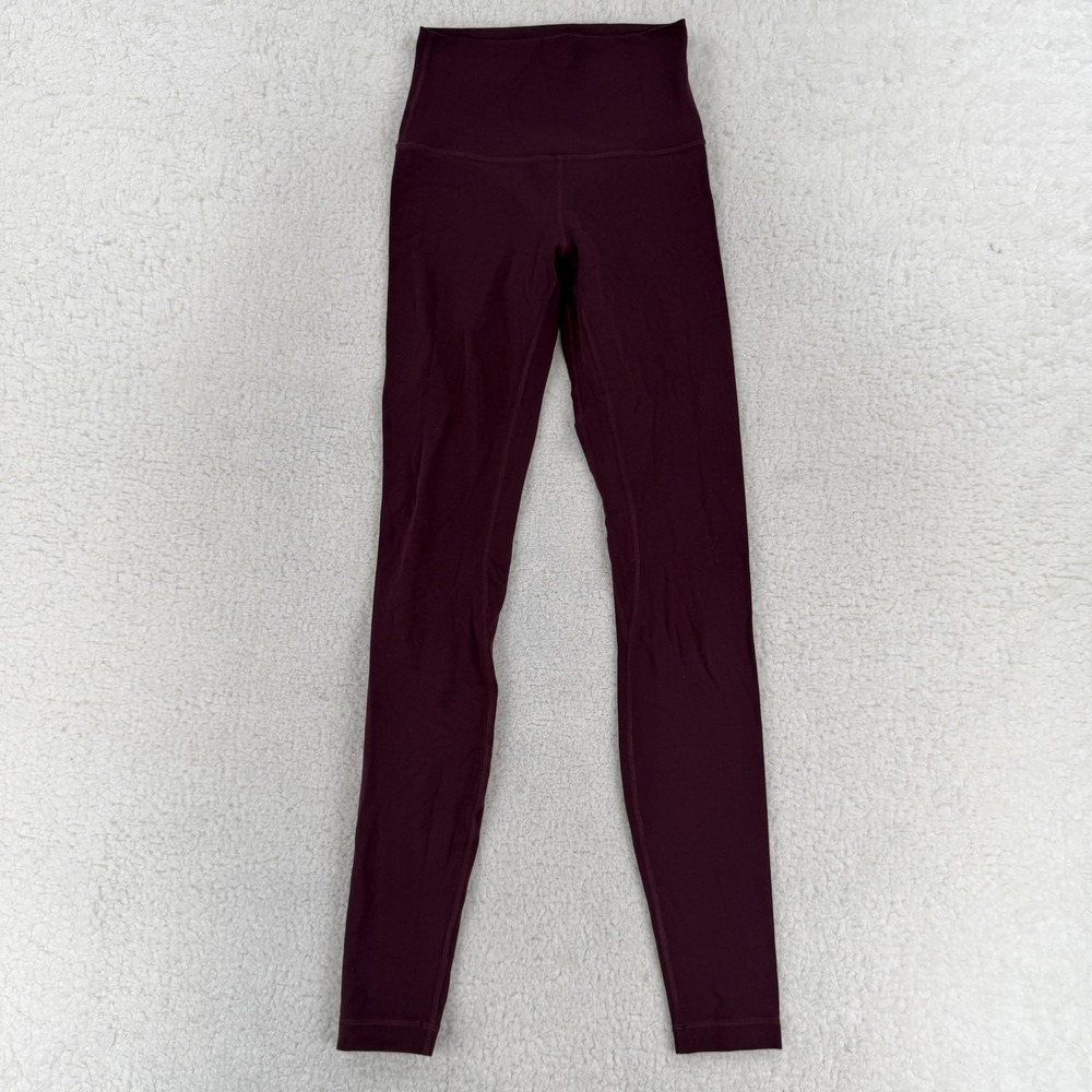Lululemon‎ Pants Womens 2 Purple Align High Rise Ankle Leggings Yoga Athletic